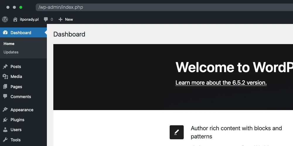 Prezentacja systemu blogowego Wordpress